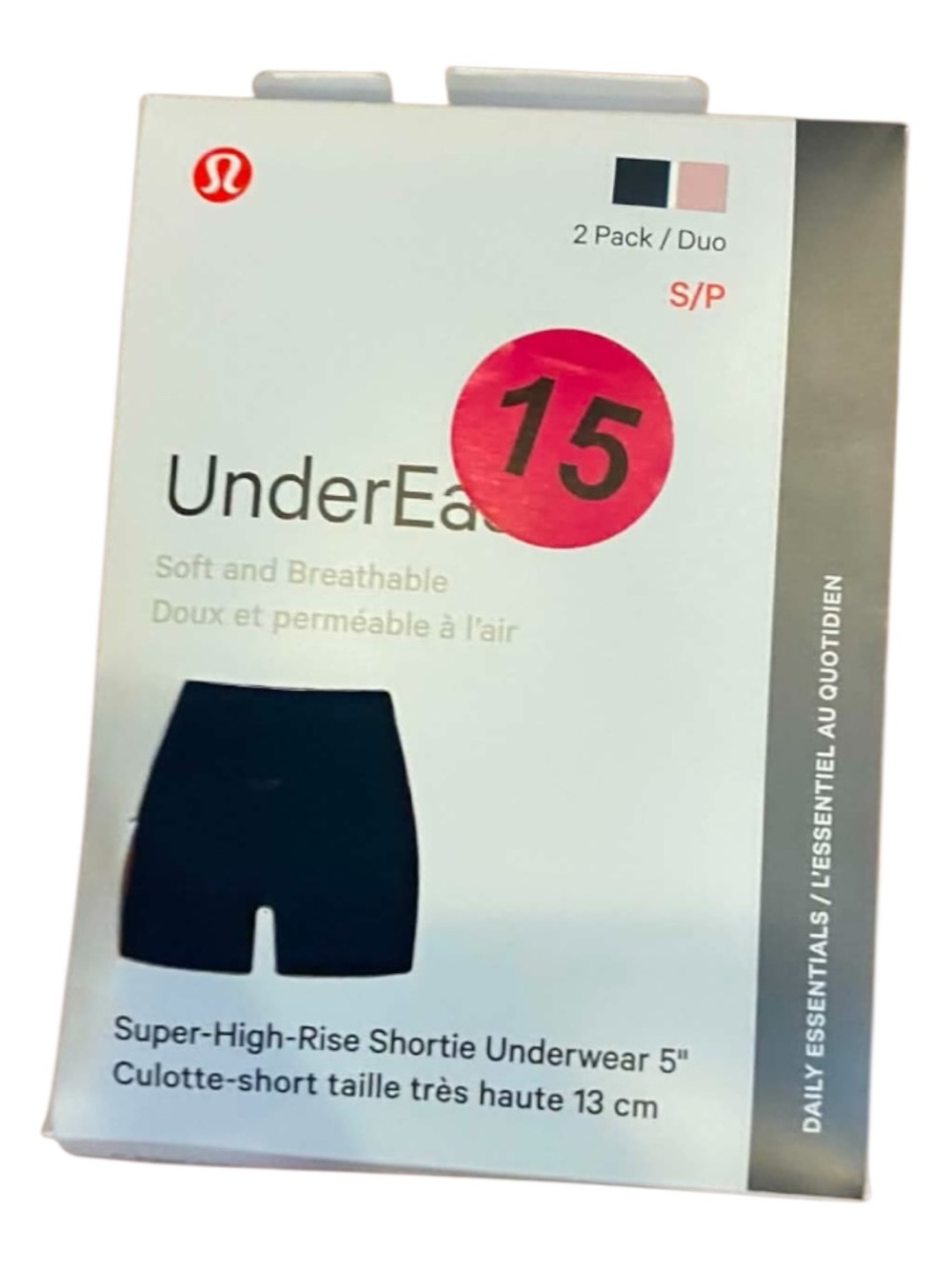 NWT Lululemon UnderEase Super-High Shorties Size: S